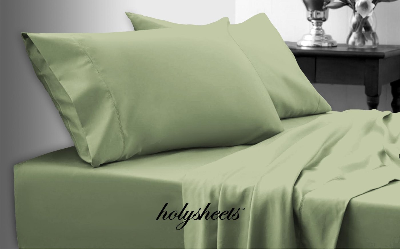Sage HolySheets Set – Luxury Bamboo Collection